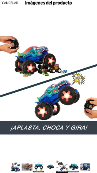 Camión Monstruo Juguete Mega-Wrex. NUEVO,SIN USAR!