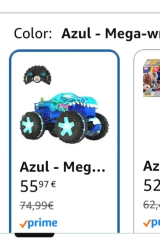 Camión Monstruo Juguete Mega-Wrex. NUEVO,SIN USAR!