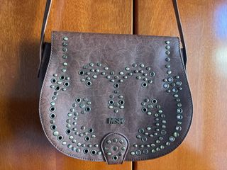Bolso Misako Marrón Tachuelas