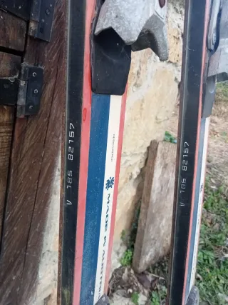 Esquís Vintage Fischer Rojos 1.80m