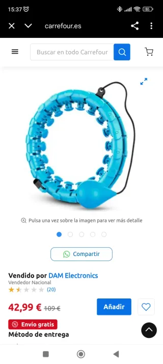 Aro Hula Hoop Ajustable