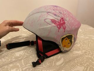 Casco Esquí Giro Niña Rosa Talla M/L