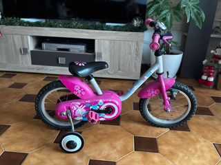 Bicicleta infantil rosa Btwin