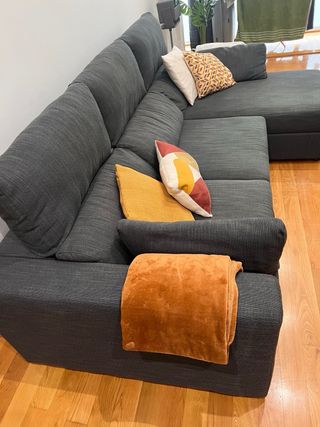 Sofá cama IKEA ESKILSTUNA 3 plazas chaiselongue