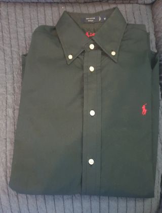 Camicia Polo Ralph Lauren Nera Uomo