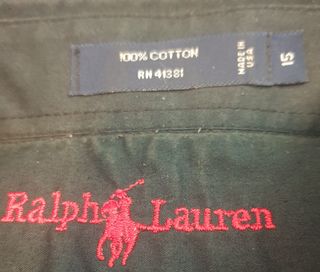 Camicia Polo Ralph Lauren Nera Uomo