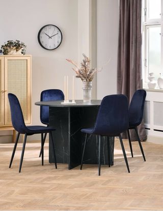 Mesa comedor mármol negro