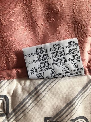 Colcha/Edredón salmón 135/150 Marca Reig Martí