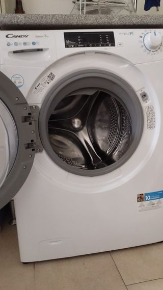Lavadora Candy SmartPro 10kg simplyFI 12105TW4/1-S