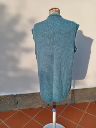 Gilet blu petrolio taglia unica