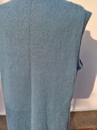 Gilet blu petrolio taglia unica