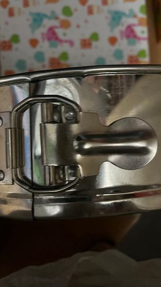 Molde para bizcocho metálico plateado