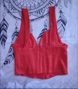 Top Corsé Rojo Nuevo