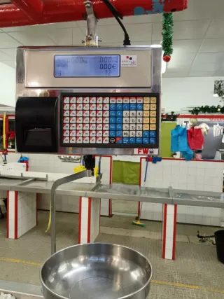 Báscula digital de acero inoxidable