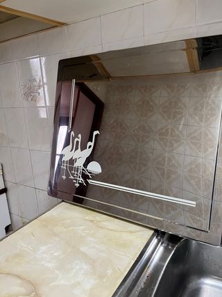 Cubrefogones Acero Inoxidable Diseño Flamencos