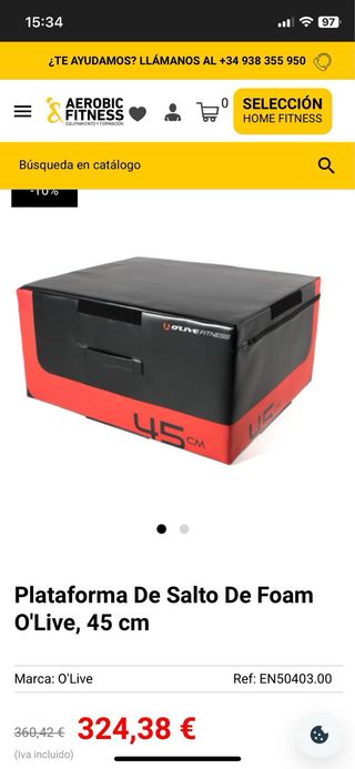 Plataforma de Salto Foam 45cm i 30 cm