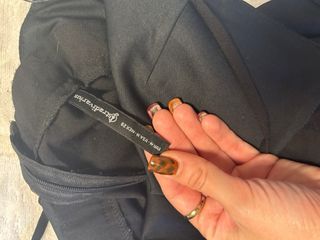 Vestido negro tirantes cruzados