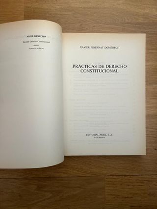 Libro - Prácticas de derecho constitucional