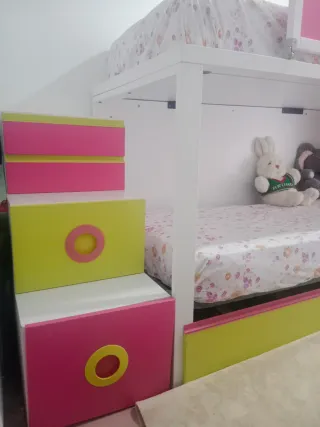 Cama infantil literas con cajones