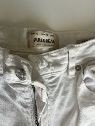 Vintage White Distressed Skinny Jeans Ripped