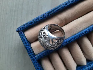 Anillo Tous Plata Diseño Calado