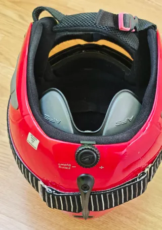 Casco esquí Carrera y gafas Bollé