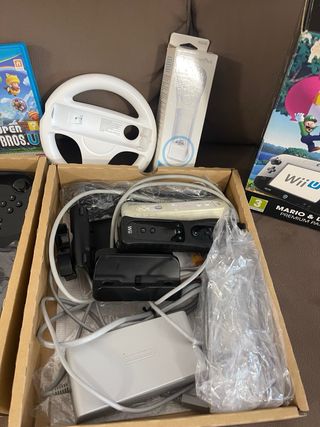 Nintendo Wii U Negra Premium Pack + Juegos