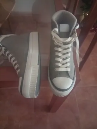 Botín Zara Hombre Talla 42 Gris