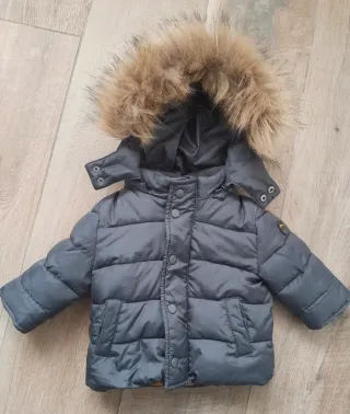 Piumino grigio 3 mesi