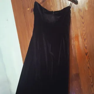 Vestido negro Bershka