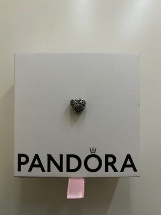 Pandora Charm Corazón Filigrana Plata