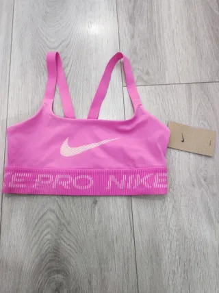 Sujetador deportivo Nike Pro rosa