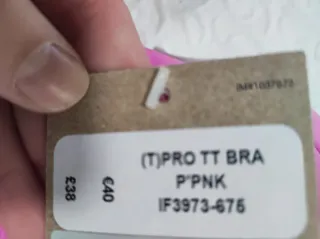 Sujetador deportivo Nike Pro rosa