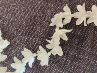 Tiara Comunión Flores Blancas