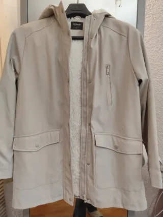 Abrigo impermeable mujer Defacto beige Talla L