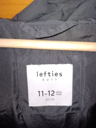 Chaqueta acolchada Lefties negra