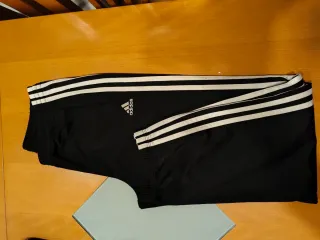 Pantalón chándal Adidas niño negro