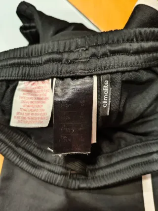 Pantalón chándal Adidas niño negro