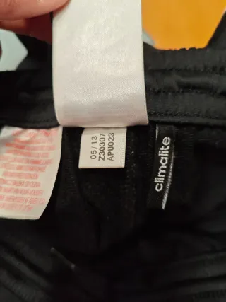 Pantalón chándal Adidas niño negro