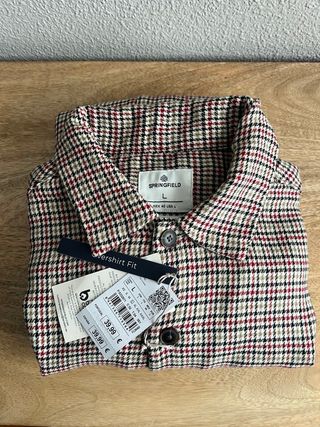 Sobrecamisa Springfield Cuadros Talla L
