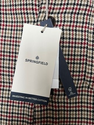 Sobrecamisa Springfield Cuadros Talla L