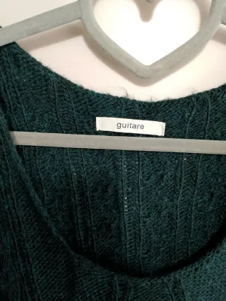 Vestitino lana verde taglia M