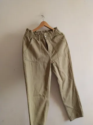 Pantaloni verdi oliva