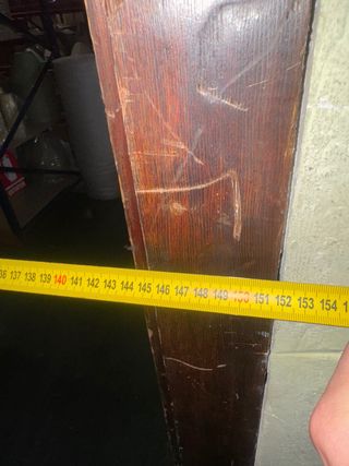 Puerta doble madera con cristales