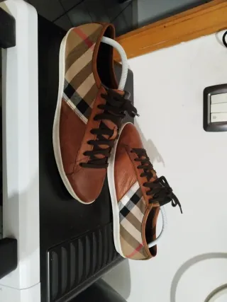 Scarpe Burberry Uomo Tg 43 Beige/Marrone