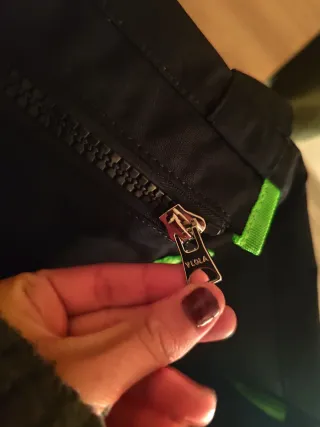 Bolsa Bimba y Lola Negra con Detalle Rosa