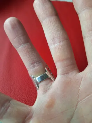 Anillo Plata 12 Esmeraldas Talla brillante,unico!