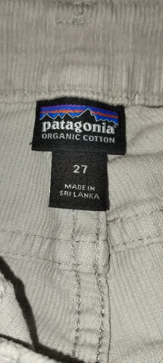 Pantaloni Patagonia velluto beige tg 27