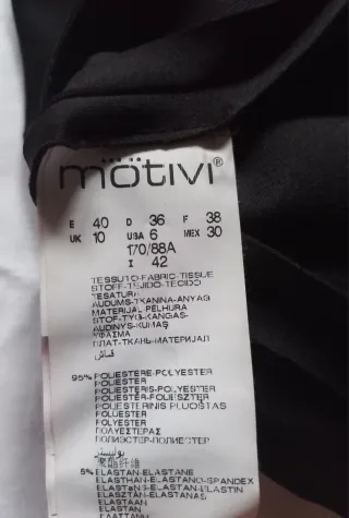 Vestito nero corto Motivi