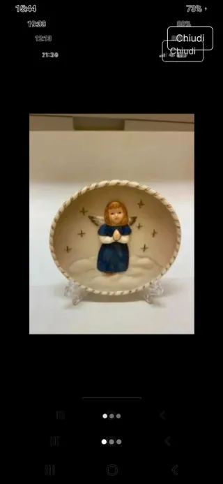 Goebel Angelo porcellana  Decorativo